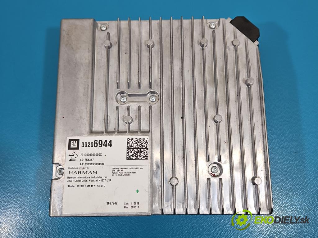 Opel Insignia B 2017-2022 2.0 cdti 209KM automatic 154 kW 1956 cm3 5- riadiaca jednotka ostatné 39206944