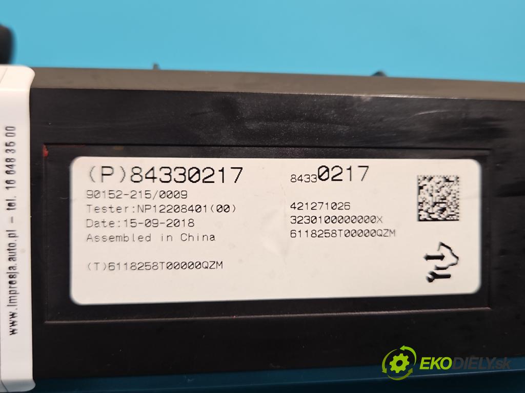 Opel Insignia B 2017-2022 2.0 cdti 209KM automatic 154 kW 1956 cm3 5- riadiaca jednotka ostatné 84330217