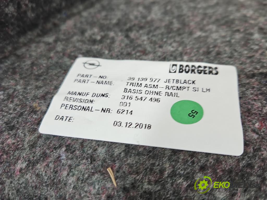 Opel Insignia B 2017-2022 2.0 cdti 209KM automatic 154 kW 1956 cm3 5- Tapacír: kufra: levé 39139977