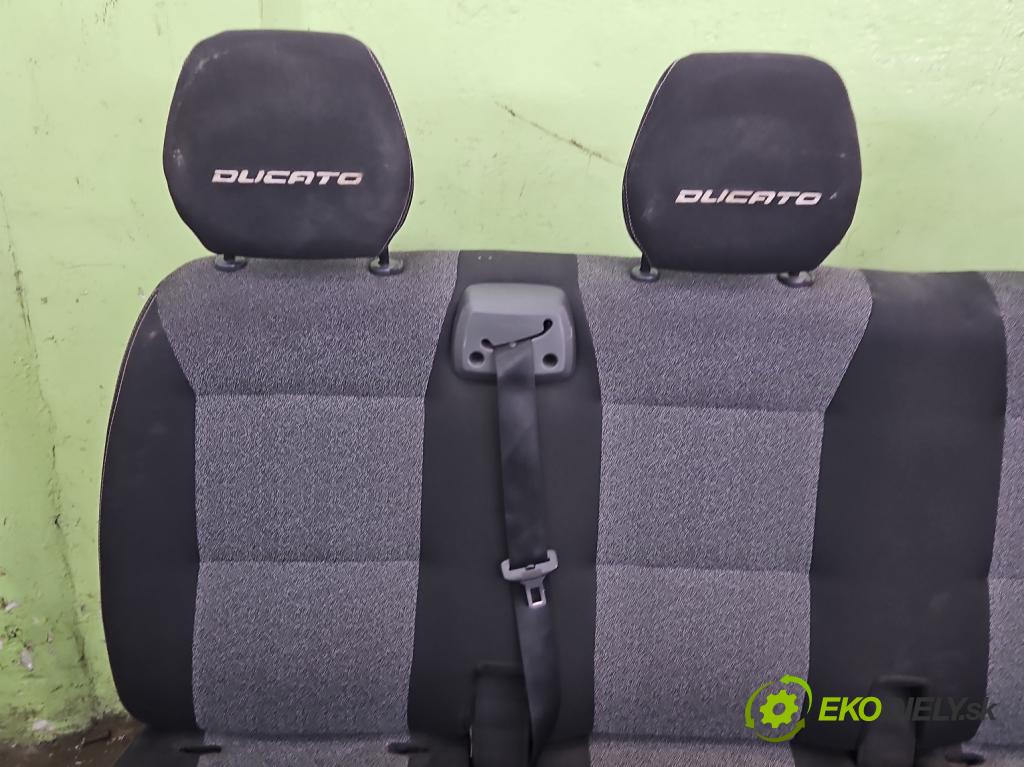Fiat Ducato IV 2014- 2.0 jtd 116 HP manual 85 kW 1956 cm3 5- Pohovka: zadné  (Sedadlo)