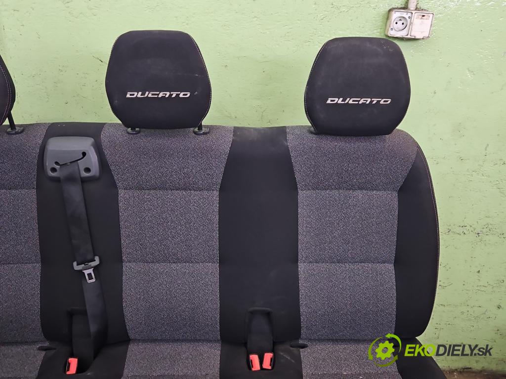 Fiat Ducato IV 2014- 2.0 jtd 116 HP manual 85 kW 1956 cm3 5- Pohovka: zadné  (Sedadlo)