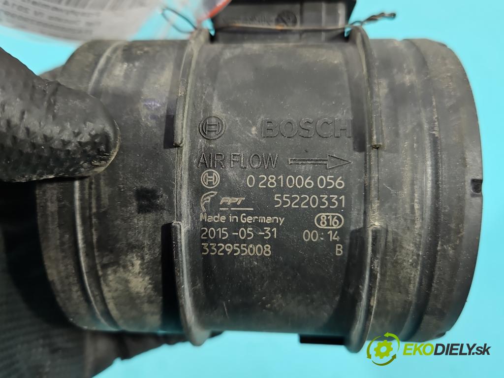 Fiat Ducato IV 2014- 2.0 jtd 116 HP manual 85 kW 1956 cm3 5- průtokoměr: 0281006056 (Váha vzduchu)