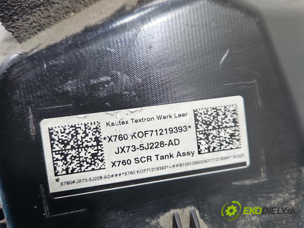 Jaguar XE X760 2015-2024 2.0d 179KM automatic 132 kW 1999 cm3 4- Nádrž: AdBlue: JX73-5J228-AD