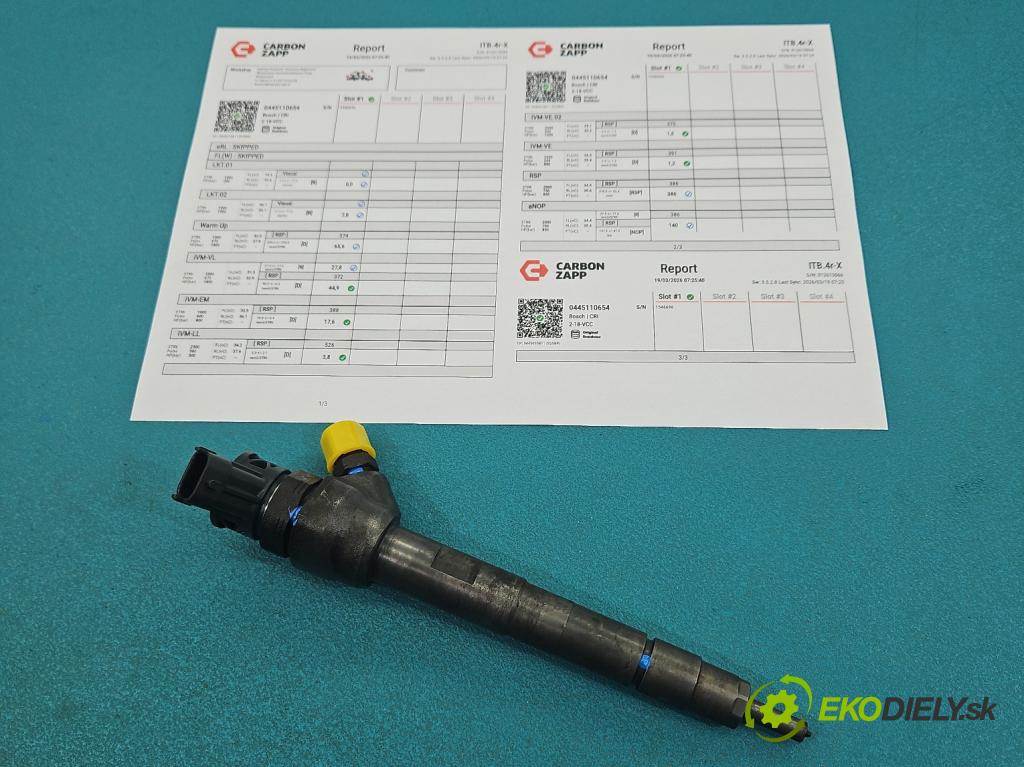 Jaguar XE X760 2015-2024 2.0d 179KM automatic 132 kW 1999 cm3 4- vstrek 0445110654 (Vstrekovač paliva)