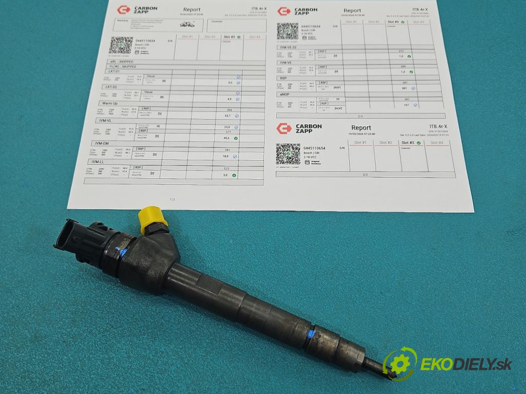 Jaguar XE X760 2015-2024 2.0d 179KM automatic 132 kW 1999 cm3 4- vstrek 0445110654 (Vstrekovač paliva)