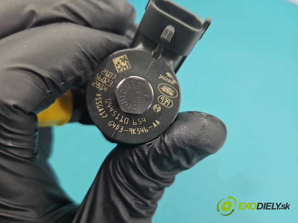 Jaguar XE X760 2015-2024 2.0d 179KM automatic 132 kW 1999 cm3 4- vstřikovač 0445110654 (Vstřikovač paliva)