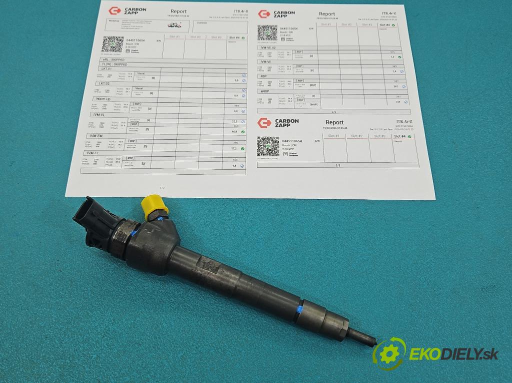 Jaguar XE X760 2015-2024 2.0d 179KM automatic 132 kW 1999 cm3 4- vstrek 0445110654 (Vstrekovač paliva)
