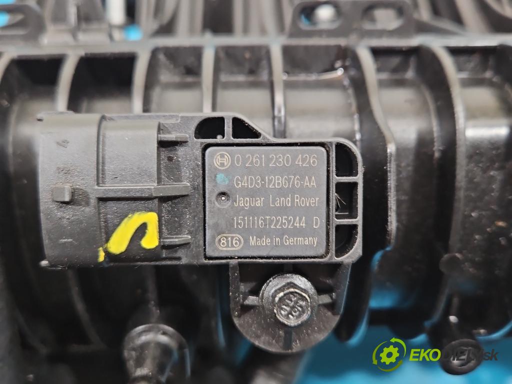 Jaguar XE X760 2015-2024 2.0d 179KM automatic 132 kW 1999 cm3 4- zvod nasávací G4D3-18N968-AA (Sacie potrubie)