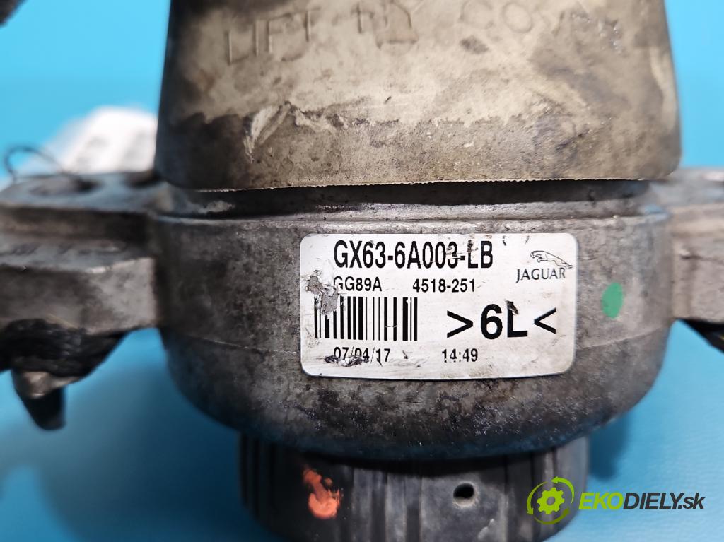 Jaguar XE X760 2015-2024 2.0d 179KM automatic 132 kW 1999 cm3 4- airbag motora GX63-6A003-LB (Držiak motora)