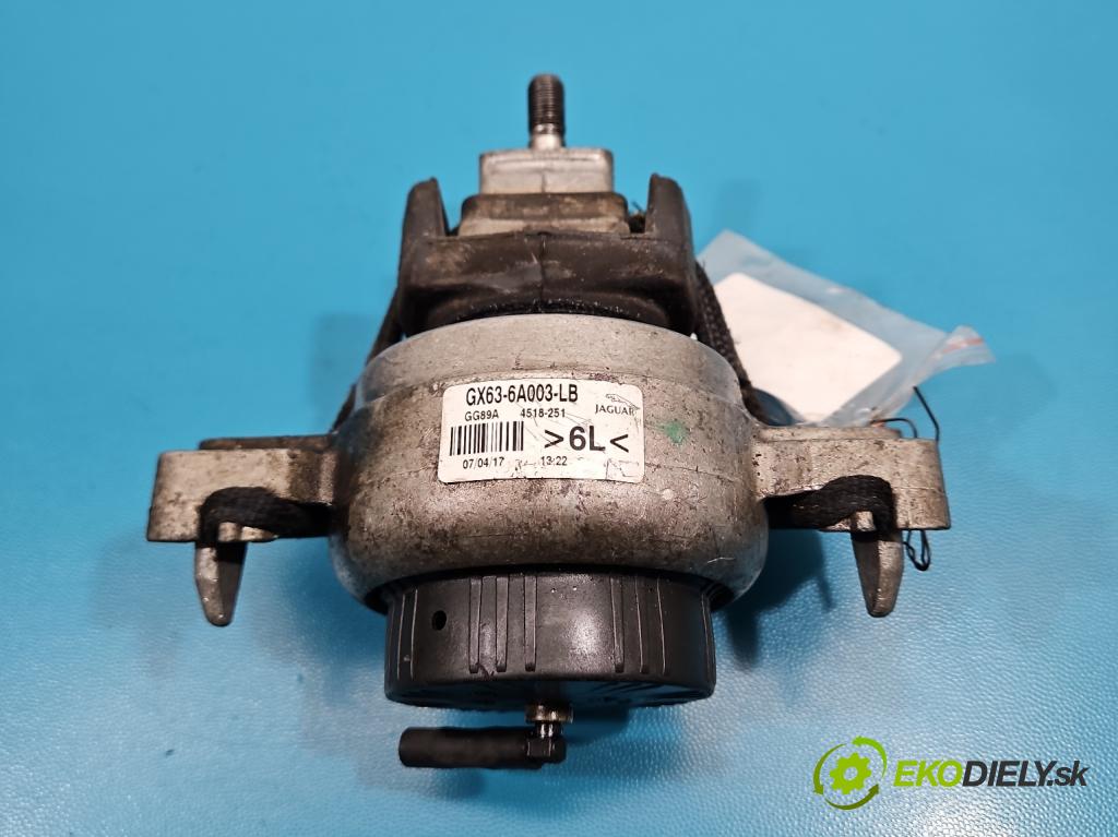 Jaguar XE X760 2015-2024 2.0d 179KM automatic 132 kW 1999 cm3 4- airbag motora GX63-6A003-LB (Držiak motora)