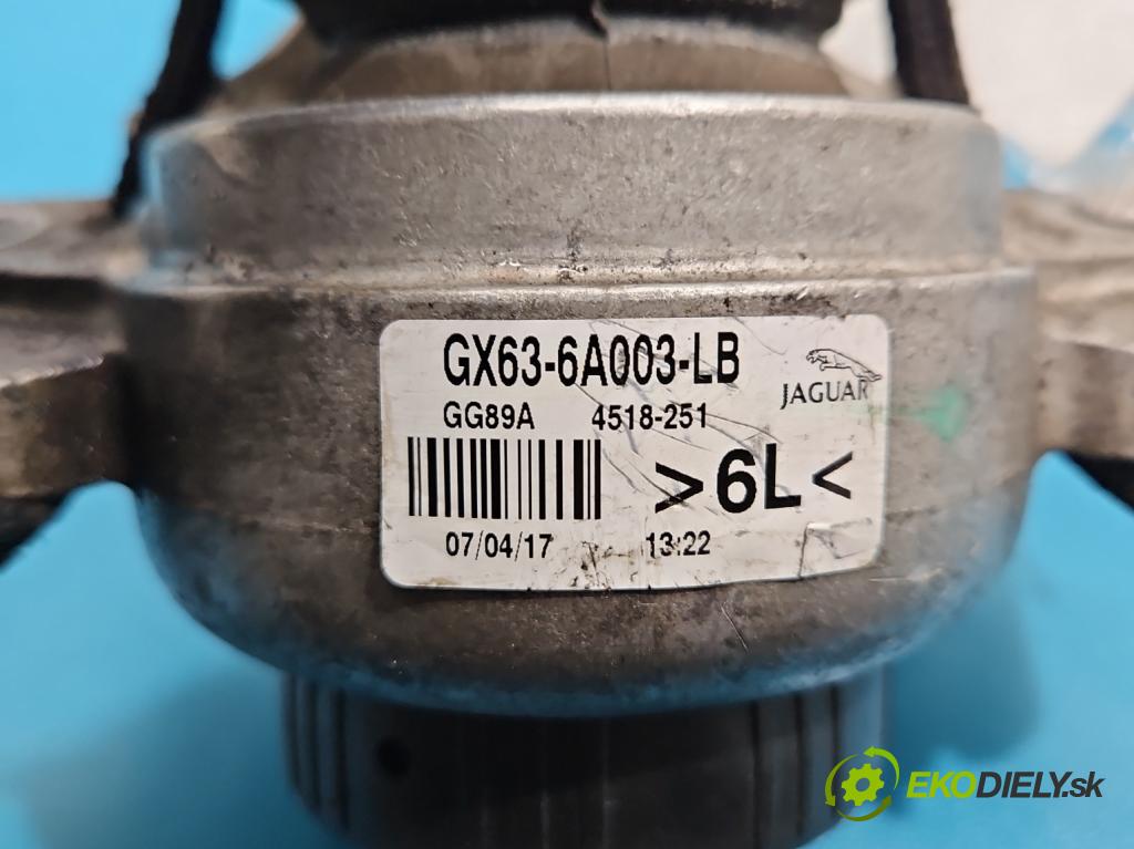Jaguar XE X760 2015-2024 2.0d 179KM automatic 132 kW 1999 cm3 4- airbag motora GX63-6A003-LB (Držiak motora)