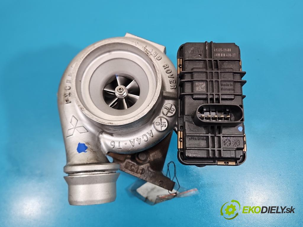 Jaguar XE X760 2015-2024 2.0d 179KM automatic 132 kW 1999 cm3 4- turbodúchadlo, turbo G4D36K682AG (Turbodúchadlo (kompletné))