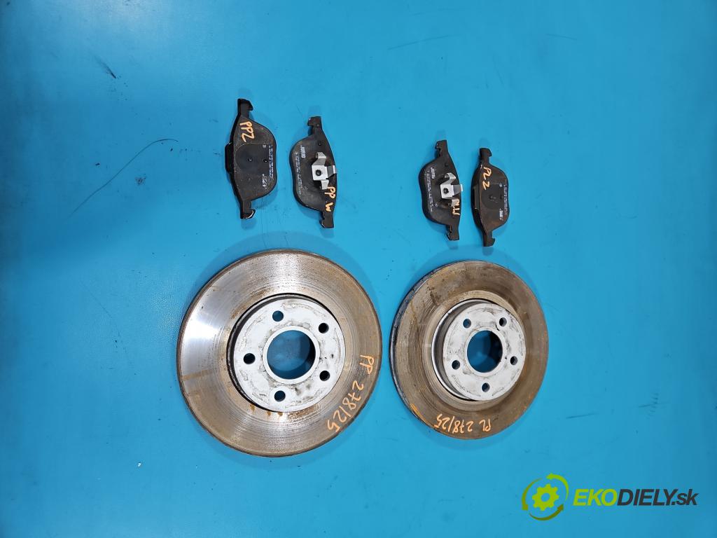 Ford Focus Mk3 2010-2018 1.6 tdci 95 HP manual 70 kW 1560 cm3 5- Štíty: brzdové predné 