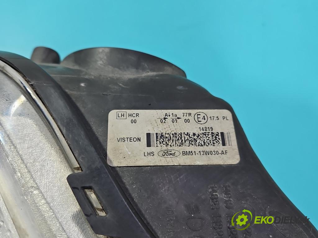 Ford Focus Mk3 2010-2018 1.6 tdci 95 HP manual 70 kW 1560 cm3 5- Reflektor: ľavý BM51-13W030-AF (Kľučka dverí ostatné)