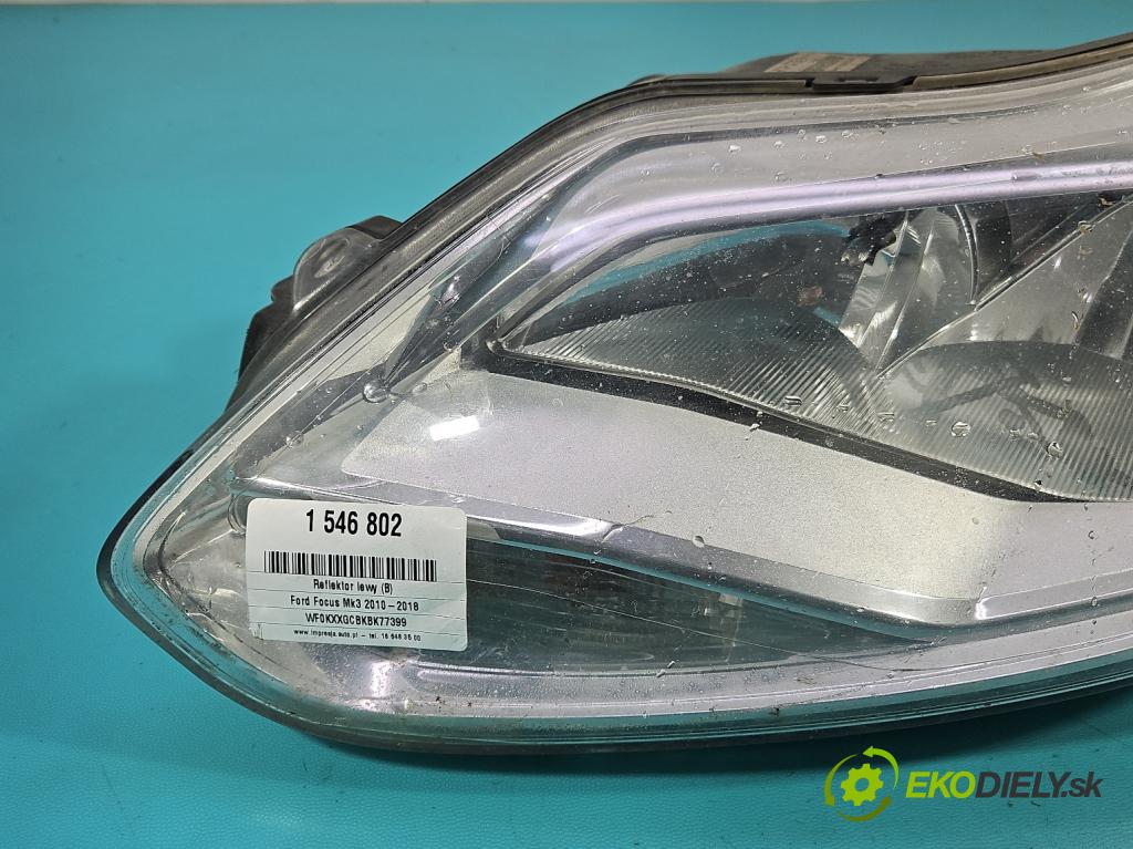 Ford Focus Mk3 2010-2018 1.6 tdci 95 HP manual 70 kW 1560 cm3 5- Reflektor: ľavý BM51-13W030-AF (Kľučka dverí ostatné)