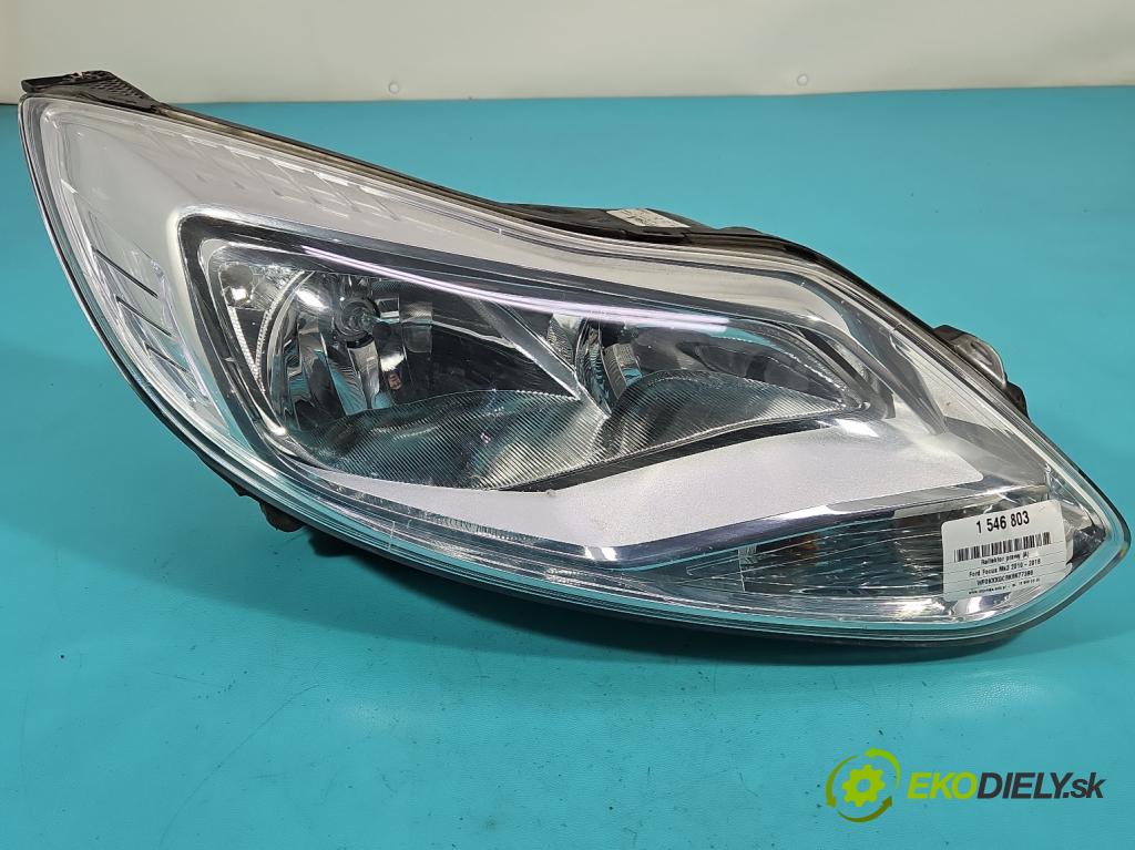 Ford Focus Mk3 2010-2018 1.6 tdci 95 HP manual 70 kW 1560 cm3 5- Reflektor: pravý  (Svetlo predné pravé)