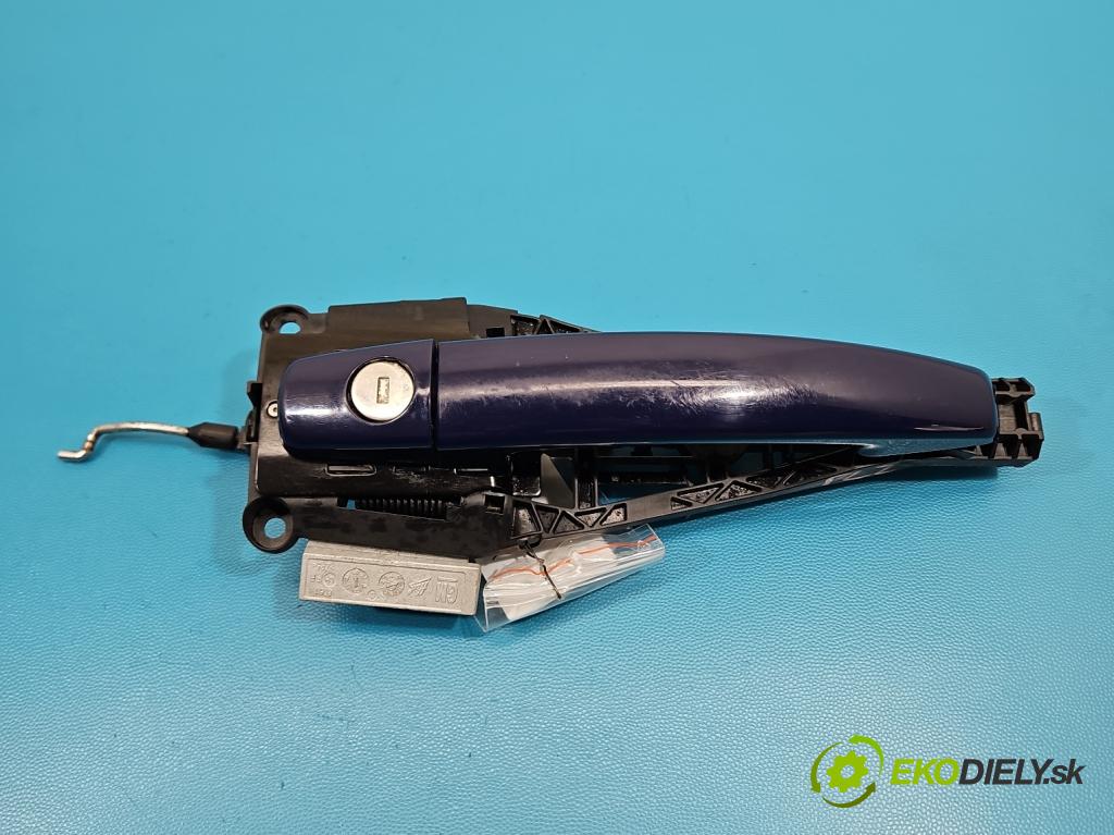 Opel Corsa E 2014-2019 1.4 16V 75 HP manual 55 kW 1398 cm3 5- rukoväť predné ľavé mimo: 14096204 (Kľučka dverí vonkajšia predná ľavá)