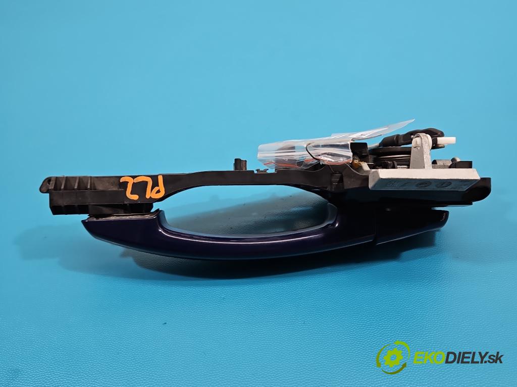 Opel Corsa E 2014-2019 1.4 16V 75 HP manual 55 kW 1398 cm3 5- rukoväť predné ľavé mimo: 14096204 (Kľučka dverí vonkajšia predná ľavá)