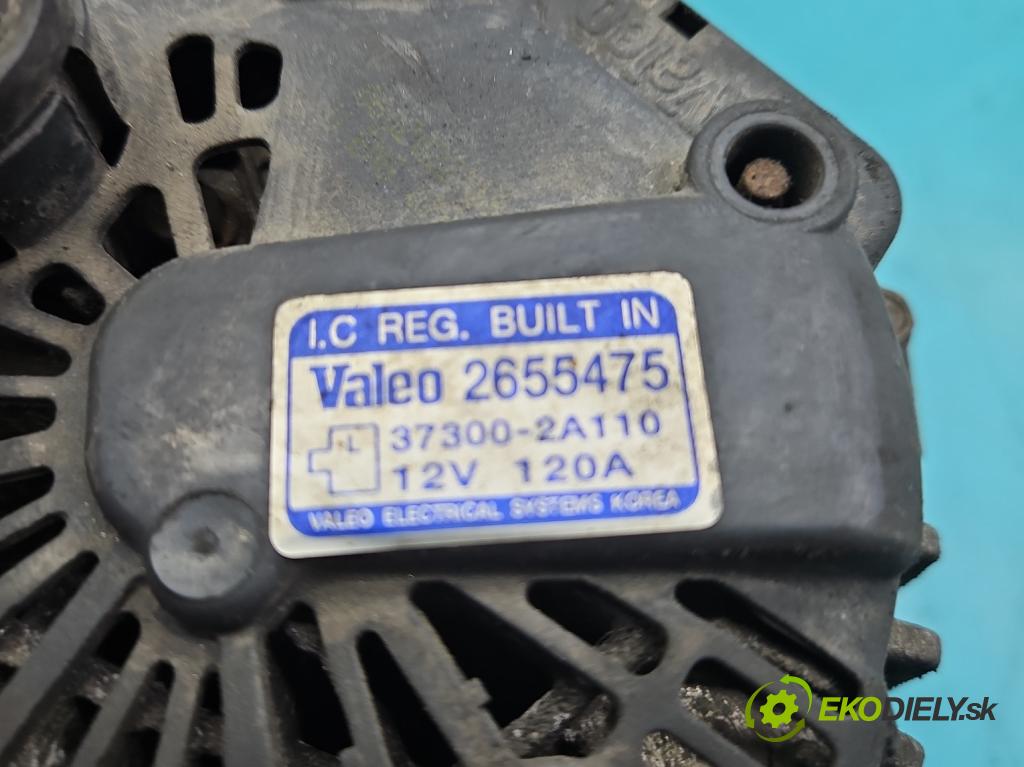 Kia Cerato 2004-2008 1.6 crdi 115 HP manual 84.6 kW 1582 cm3 5- Alternator 37300-2A110 (Alternátor)