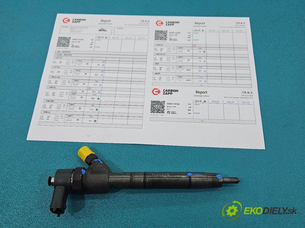 Kia Cerato 2004-2008 1.6 crdi 115 HP manual 84.6 kW 1582 cm3 5- vstrek 0445110256 (Vstrekovač paliva)