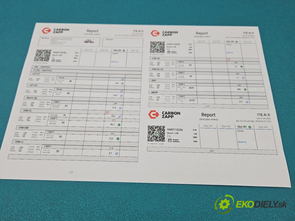 Kia Cerato 2004-2008 1.6 crdi 115 HP manual 84.6 kW 1582 cm3 5- vstrek 0445110256 (Vstrekovač paliva)
