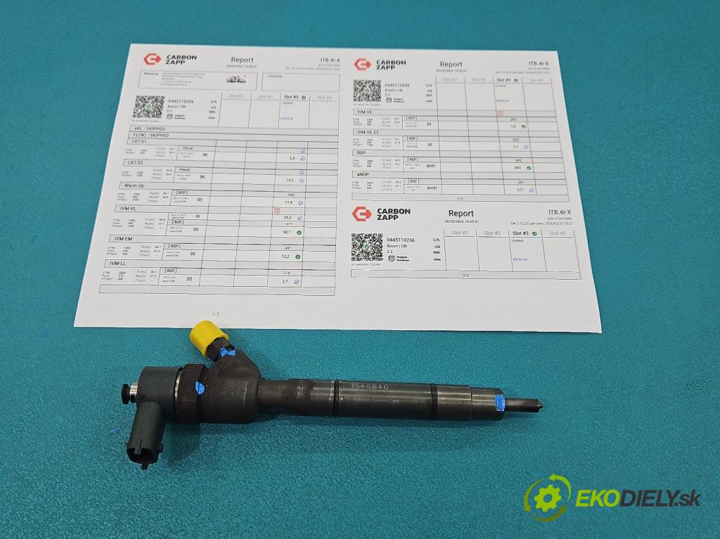 Kia Cerato 2004-2008 1.6 crdi 115 HP manual 84.6 kW 1582 cm3 5- vstrek 0445110256 (Vstrekovač paliva)