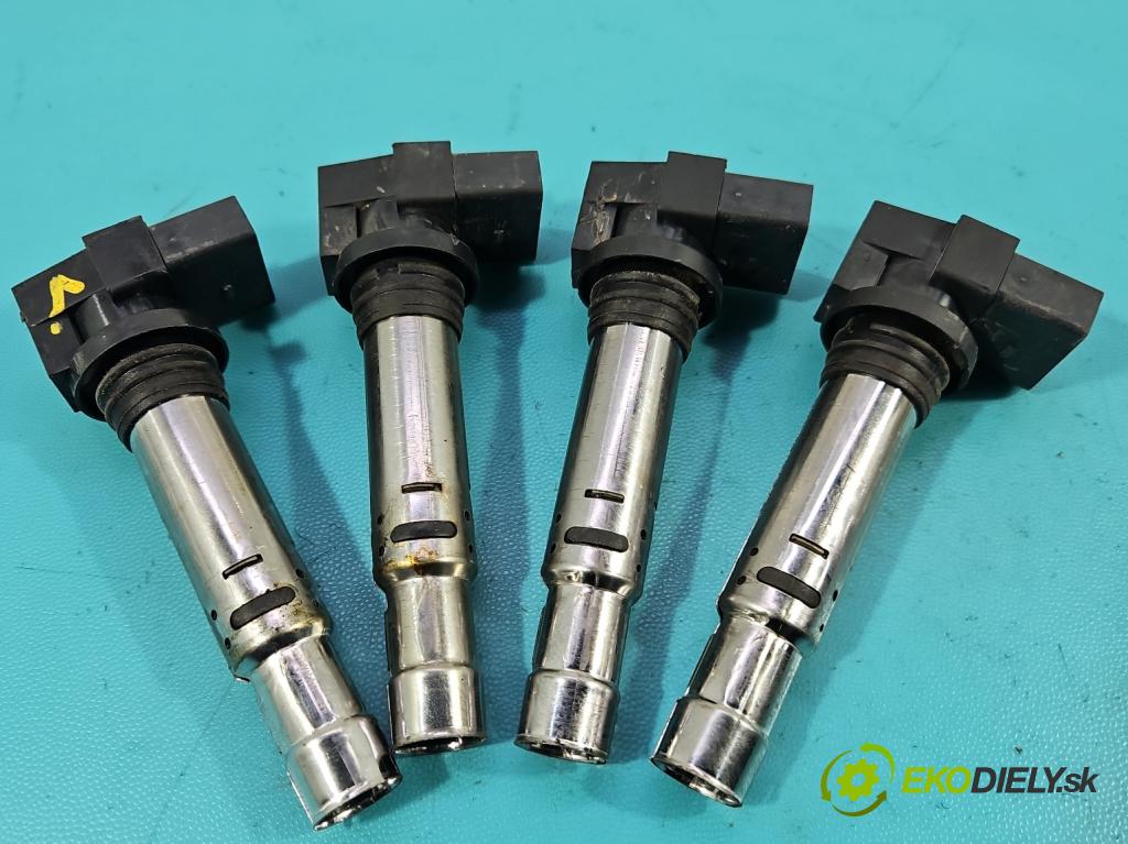 Seat Ibiza III 6L 2002-2008 1.4 16V 75 HP manual 55 kW 1390 cm3 3- cievka zapaľovacia 0986221023 (Zapaľovacia cievka)