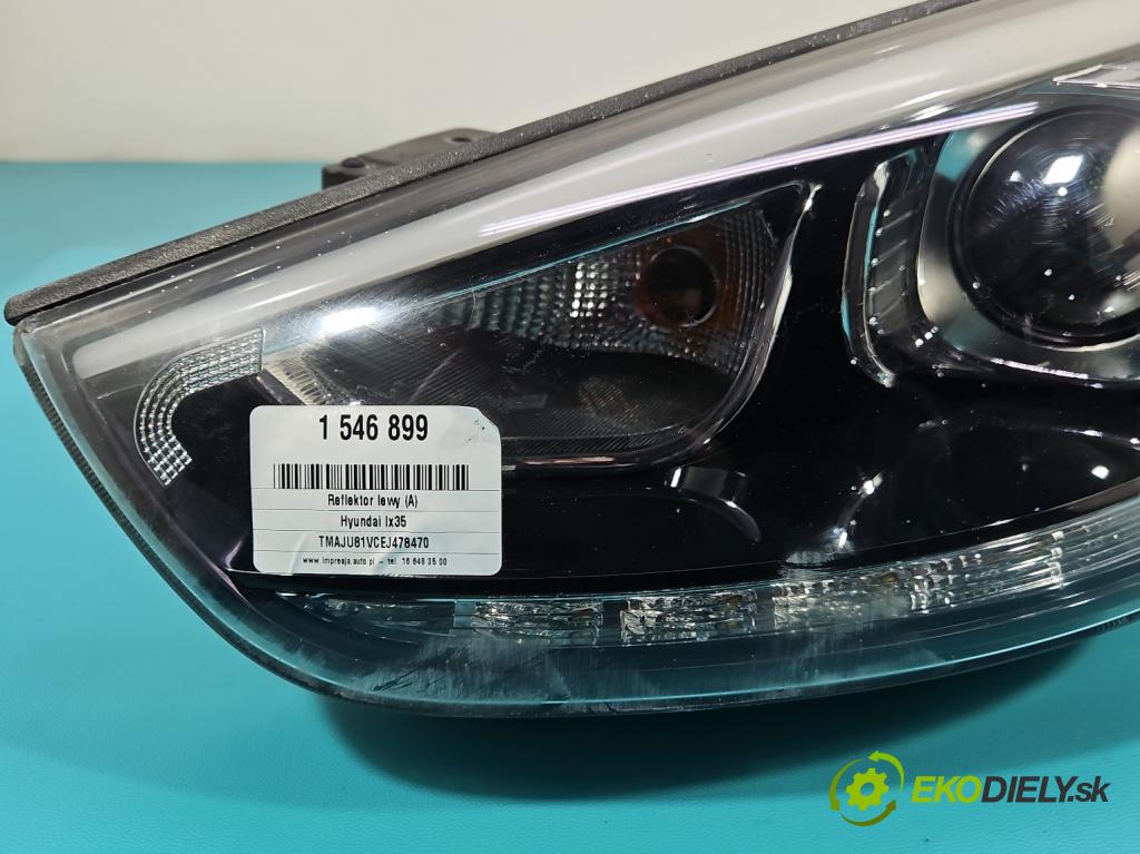 Hyundai Ix35 2.0 CRDI 136 HP manual 100 kW 1995 cm3 5- Reflektor: ľavý  (Kľučka dverí ostatné)