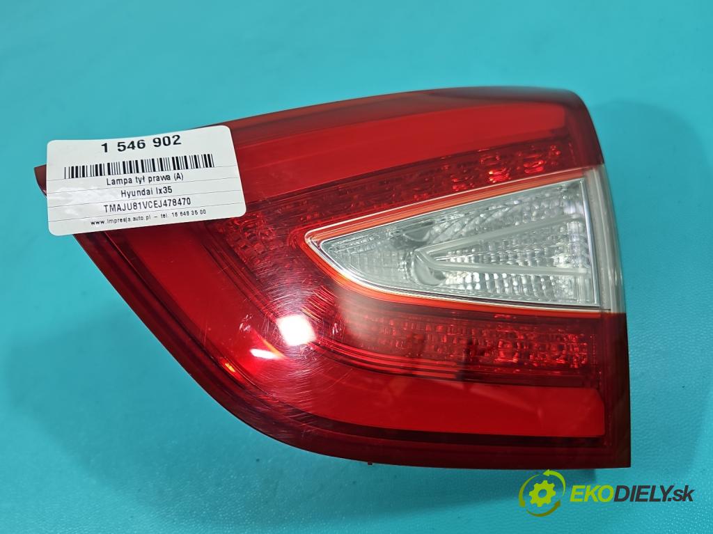Hyundai Ix35 2.0 CRDI 136 HP manual 100 kW 1995 cm3 5- svetlo / reflektor zadné pravé 92404-2Y5 (Kľučka dverí ostatné)