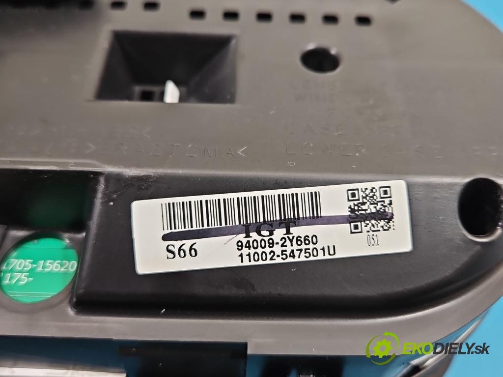 Hyundai Ix35 2.0 CRDI 136 HP manual 100 kW 1995 cm3 5- prístrojovka/ budíky 94009-2Y660 (Prístrojová doska)