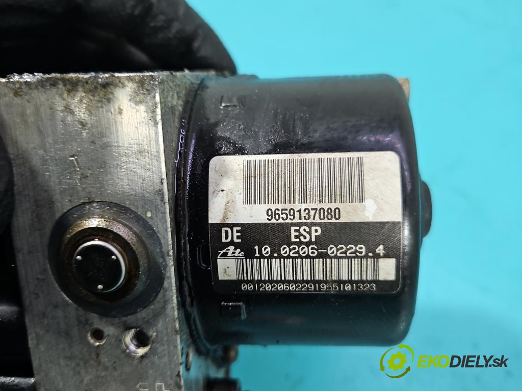 Peugeot 206 1.6 16V 109 HP manual 80 kW 1587 cm3 3- čerpadlo abs 9659137080 (Pumpa ABS)