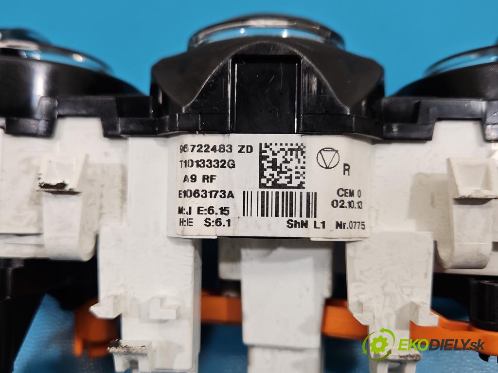 Peugeot 208 I 2012-2019 1.4 hdi 68 HP manual 50 kW 1398 cm3 5- panel kúrenia 96722483ZD