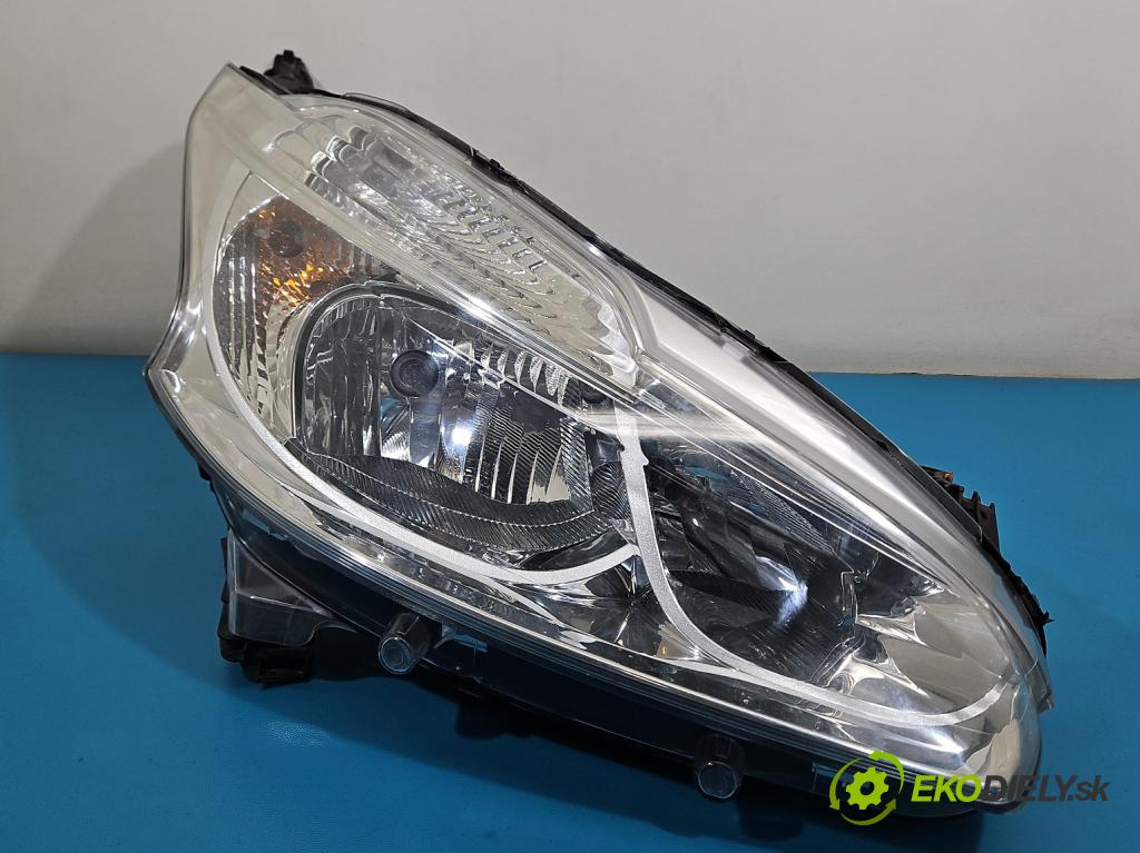 Peugeot 208 I 2012-2019 1.4 hdi 68 HP manual 50 kW 1398 cm3 5- Reflektor: pravý  (Svetlo predné pravé)