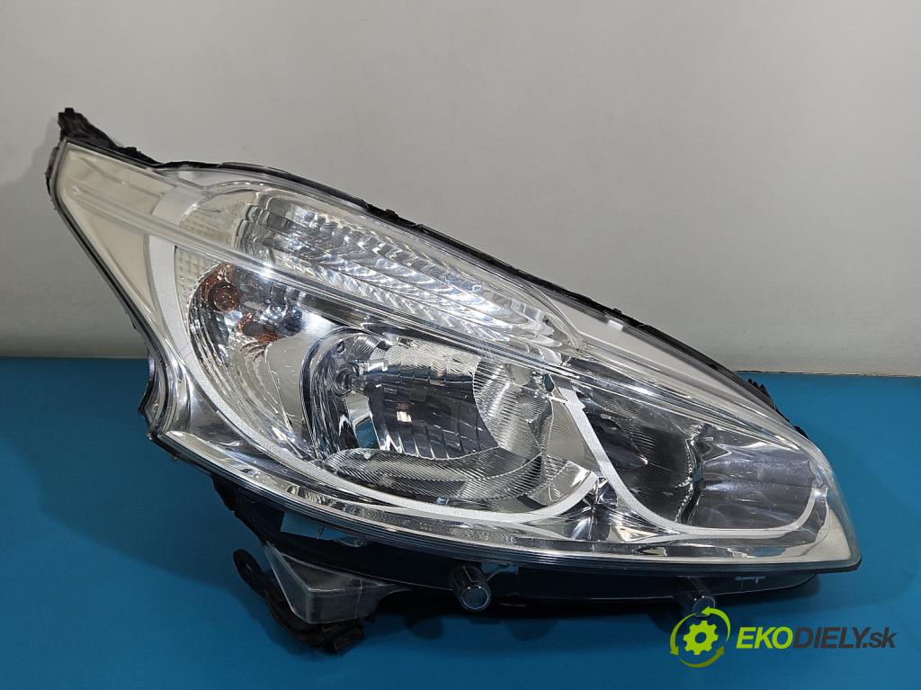 Peugeot 208 I 2012-2019 1.4 hdi 68 HP manual 50 kW 1398 cm3 5- Reflektor: pravý  (Svetlo predné pravé)