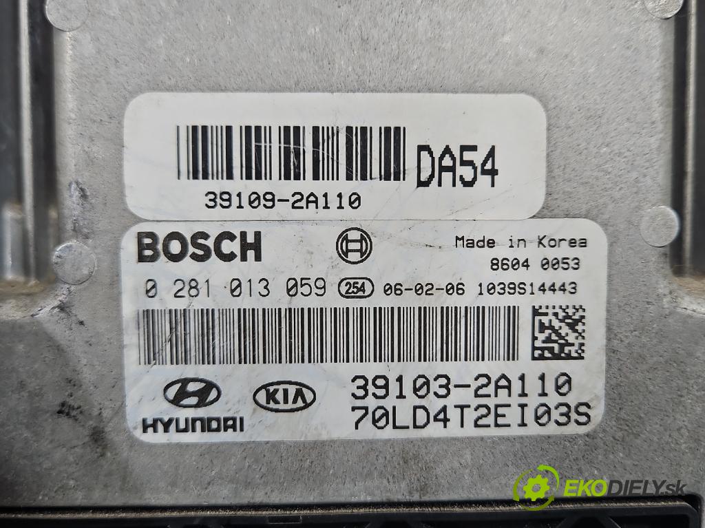 Kia Cerato 2004-2008 1.6 crdi 115 HP manual 84.6 kW 1582 cm3 5- riadiaca jednotka motora 0281013059