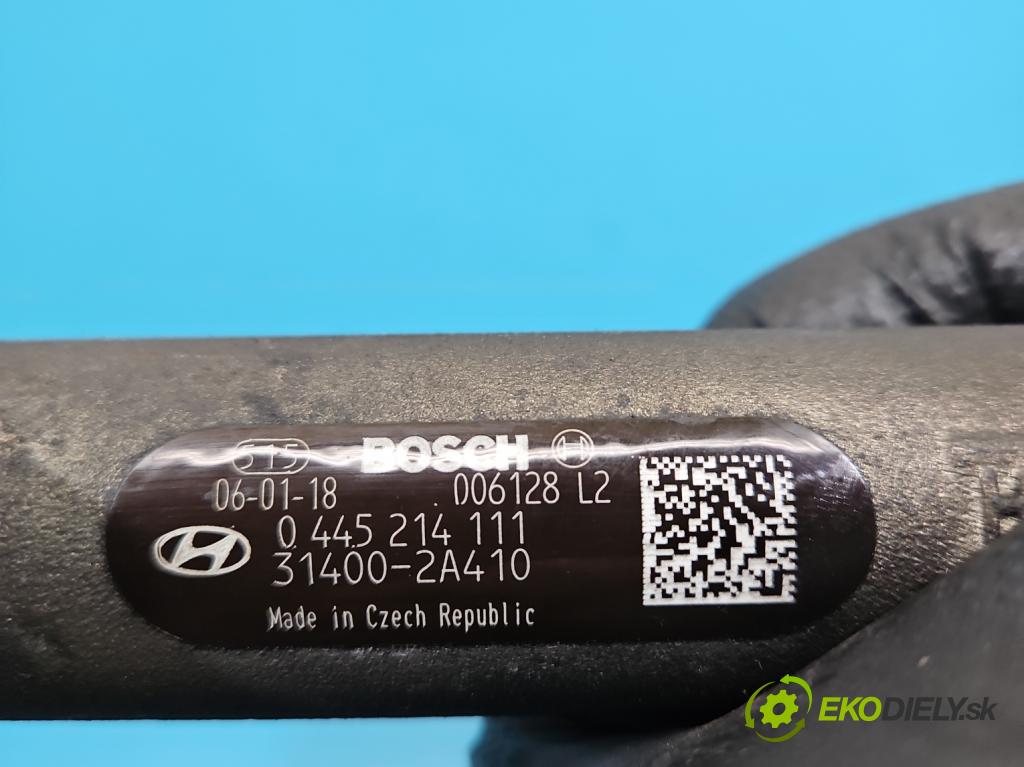 Kia Cerato 2004-2008 1.6 crdi 115 hp manual 84.6 kW 1582 cm3 5- lišta vstřikovací 0445214111 (Vstřikovací lišta)