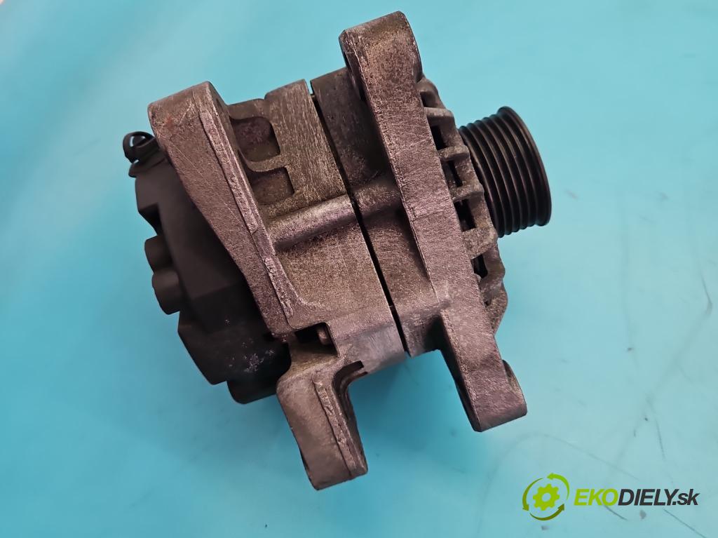 Peugeot 206 1.6 16V 109 HP manual 80 kW 1587 cm3 3- Alternator 9656956080 (Alternátor)