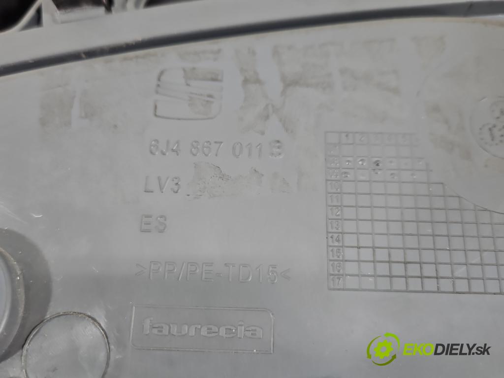 Seat Ibiza IV 6J 2008-2017 1.4 16V 86 HP manual 63 kW 1390 cm3 5- Čalounictví: dvere predné ľavé