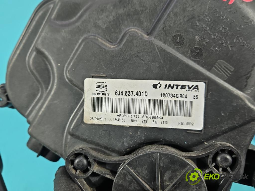 Seat Ibiza IV 6J 2008-2017 1.4 16V 86 HP manual 63 kW 1390 cm3 5- mechanizmus okna predné ľavý 6R0959801M