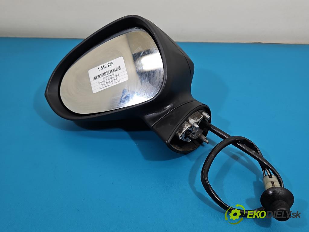 Seat Ibiza IV 6J 2008-2017 1.4 16V 86 HP manual 63 kW 1390 cm3 5- zrkadlo ľavé  (Kľučka dverí ostatné)