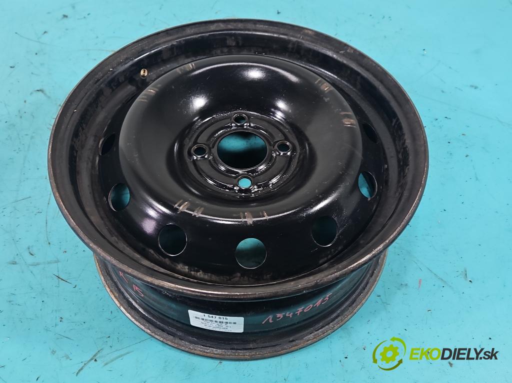 Renault Clio III 2005-2012 1.6 16V 88 HP manual 65 kW 1598 cm3 5- Disk oceľový 15