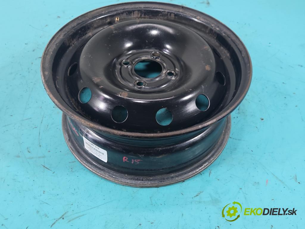 Renault Clio III 2005-2012 1.6 16V 88 HP manual 65 kW 1598 cm3 5- Disk oceľový 15