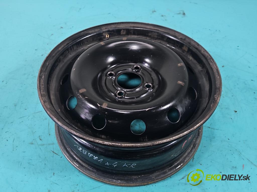 Renault Clio III 2005-2012 1.6 16V 88 HP manual 65 kW 1598 cm3 5- Disk oceľový 15