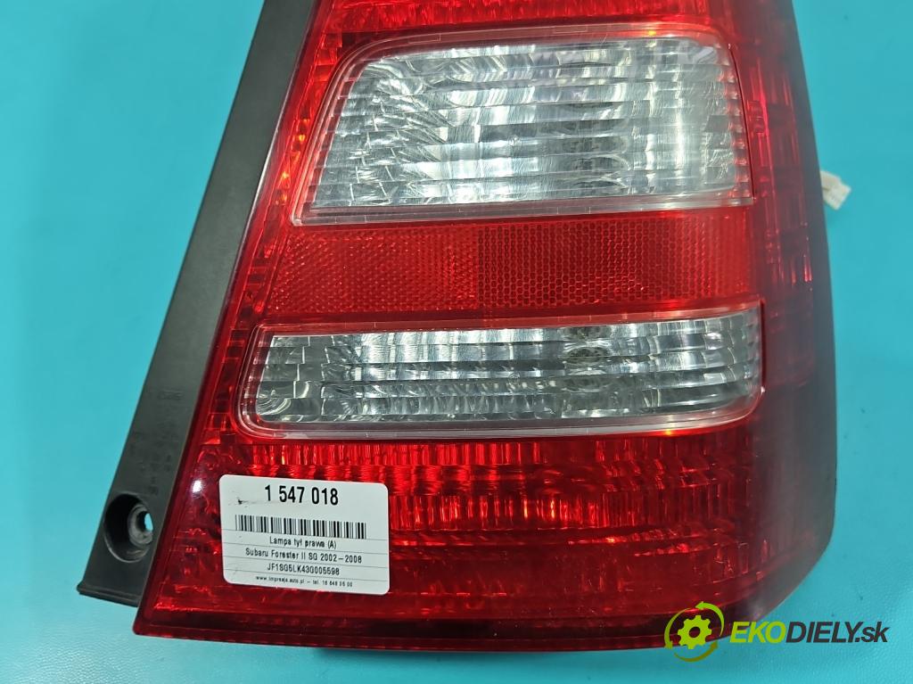Subaru Forester II SG 2002-2008 2.0 boxer 125 HP manual 92 kW 1994 cm3 5- svetlo / reflektor zadné pravé 220-20762 (Kľučka dverí ostatné)