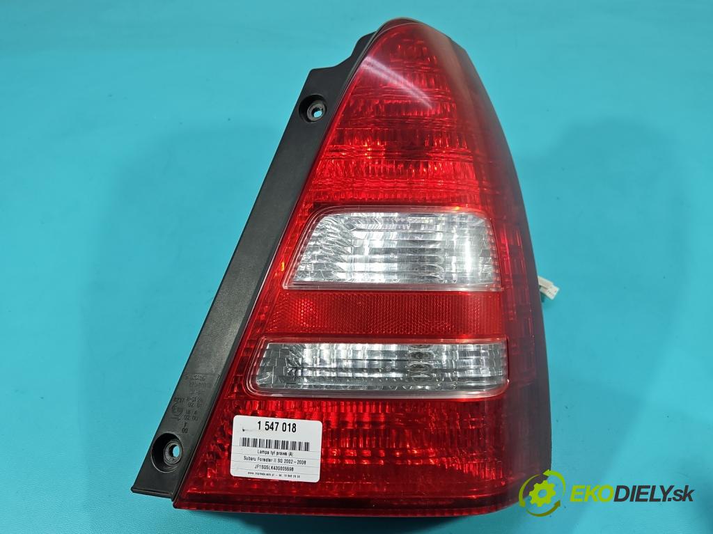 Subaru Forester II SG 2002-2008 2.0 boxer 125 HP manual 92 kW 1994 cm3 5- svetlo / reflektor zadné pravé 220-20762 (Kľučka dverí ostatné)