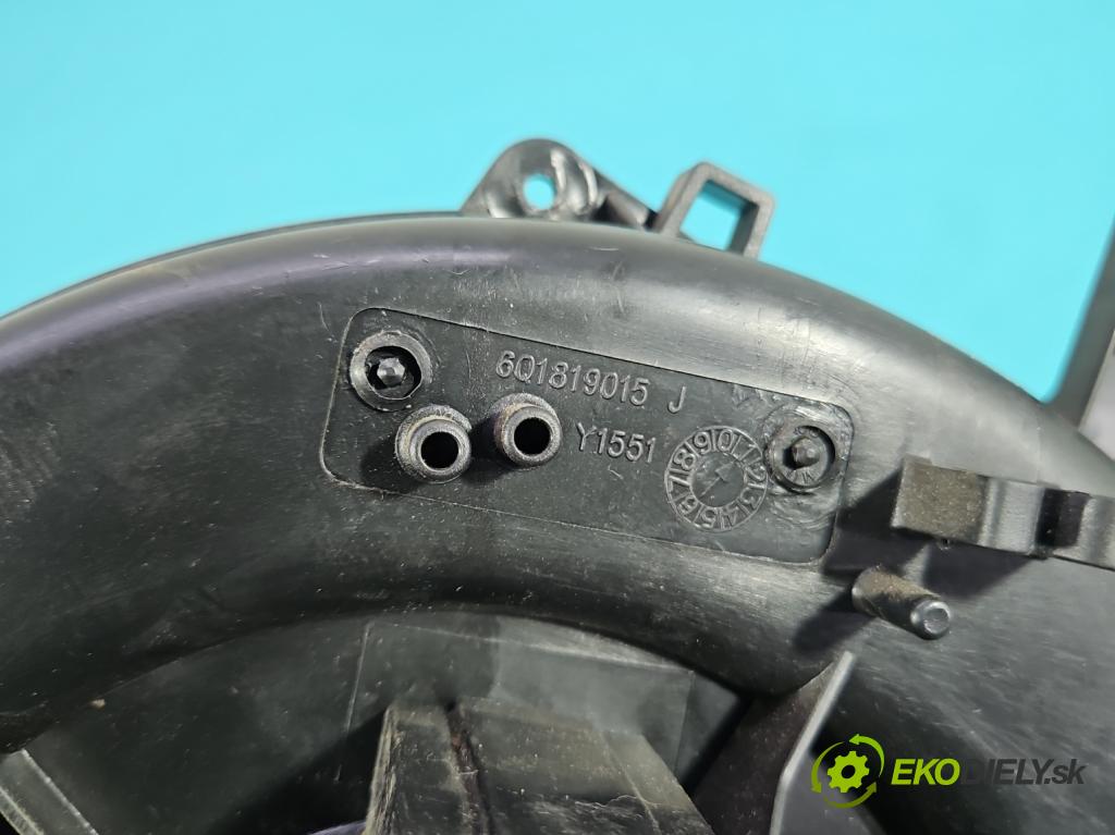 Seat Ibiza IV 6J 2008-2017 1.4 16V 86 HP manual 63 kW 1390 cm3 5- ventilátor vzduchu 6Q1819015J