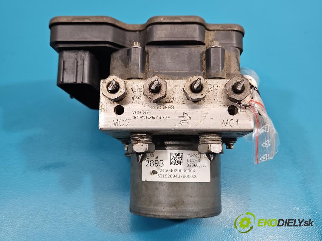 Opel Insignia B 2017-2022 2.0 cdti 209KM automatic 154 kW 1956 cm3 5- čerpadlo abs 0265291299 (Pumpa ABS)