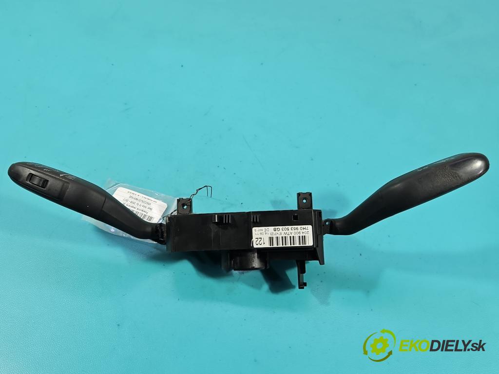 Seat Ibiza IV 6J 2008-2017 1.4 16V 86 HP manual 63 kW 1390 cm3 5- prepínač komplex: 7H0953503GB (Prepínacie páčky pod volantom)