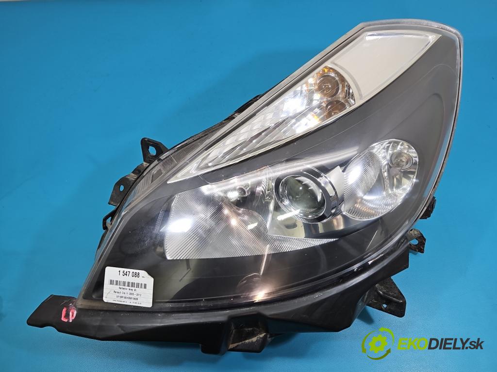 Renault Clio III 2005-2012 1.6 16V 88 HP manual 65 kW 1598 cm3 5- Reflektor: ľavý  (Kľučka dverí ostatné)