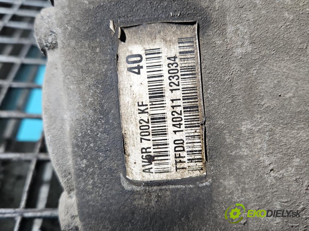 Ford Focus Mk3 2010-2018 1.6 tdci 95 HP manual 70 kW 1560 cm3 5- prevodovka stupeň,rýchlosť manual AV6R-7002-KF